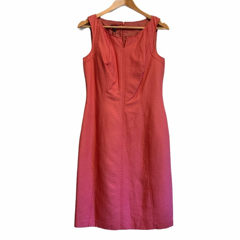 NWT Talbots Textured Silk Blend Sleeveless Dress 8